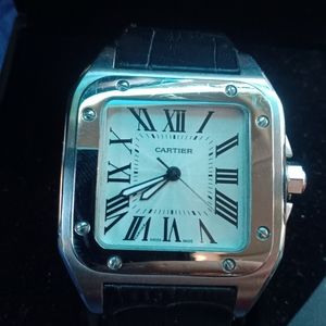 Cartier Men's Large Santos 100 Watch